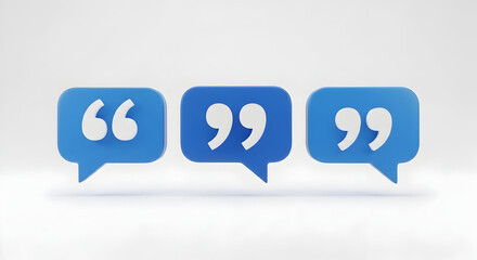  Thoughtful Dialogue Bubbles in Blue