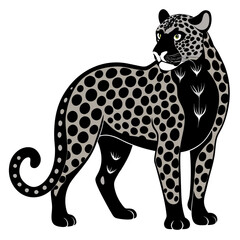 leopard vector silhouette