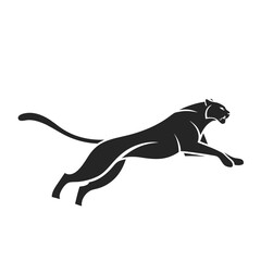 vector illustration of a leopard