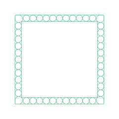 Ornamental square frame