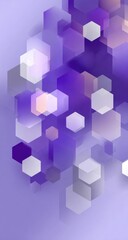 Abstract hexagonal pattern with soft color gradients