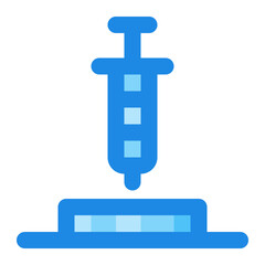 Processor Thermal Paste blue filled icon