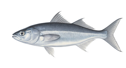 Fototapeta premium Vintage Skipjack Shad Fish Illustration High-Resolution Printable Art