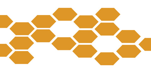 Honeycomb abstract artwork, beehive pattern for decoration, hive symbol for fabric design