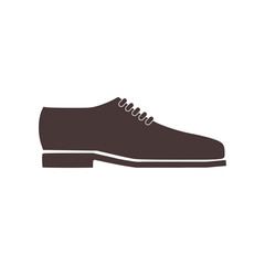 Men s shoe icon isolated on transparent background