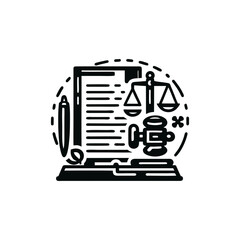 Document icon for legal services