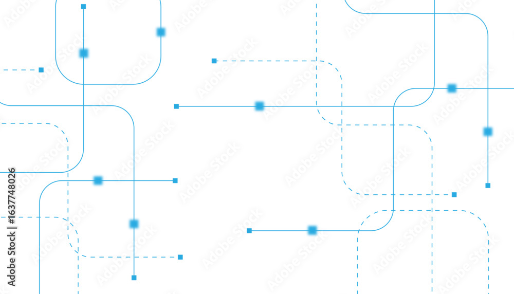 Aufkleber abstract futuristic technology background. technology background with crossed lines and dots.