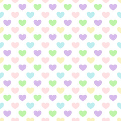seamless pattern with colorful hearts, gift wrapping paper, notebook cover, phone case pattern 