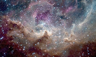 Fototapeta premium Cosmic Cloud of Stars and Nebula