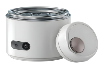 Electric can opener with magnetic lid holder ? great for cookbooks, websites, and visual food content