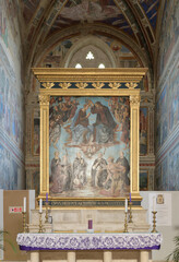 The Coronation of the Virgin by Piero del Pollaiuolo, 1483, high altar of the Church of...