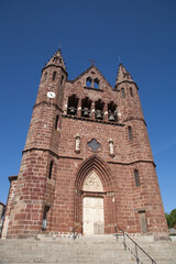 L'église du village de Cayres en Haute-Loire