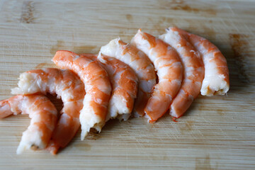 crevettes décortiquées