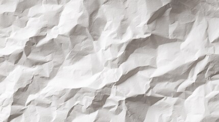 Fototapeta premium Neutral Wrinkled Paper Texture Background: Abstract Crumpled Sheet for Graphic Design and Creative Projects