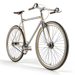 realistic bicycle isolated