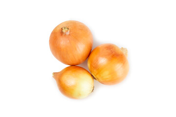 Onion isolated on white background. onion slice. onion rings. Fresh Yellow Onion. Natural, fresh, vegetarian food. Agricultural products. Healthy eating. Vegetables. Farmer's market.