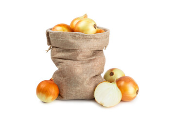 Onion isolated on white background. onion slice. onion rings. Fresh Yellow Onion. Natural, fresh,...