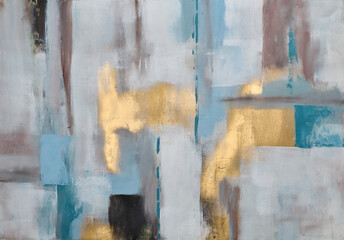 Abstract colorful oil painting on canvas texture. Hand-drawn brush stroke, oil painting background. Modern Art Oil Paintings. Abstract modern art for background