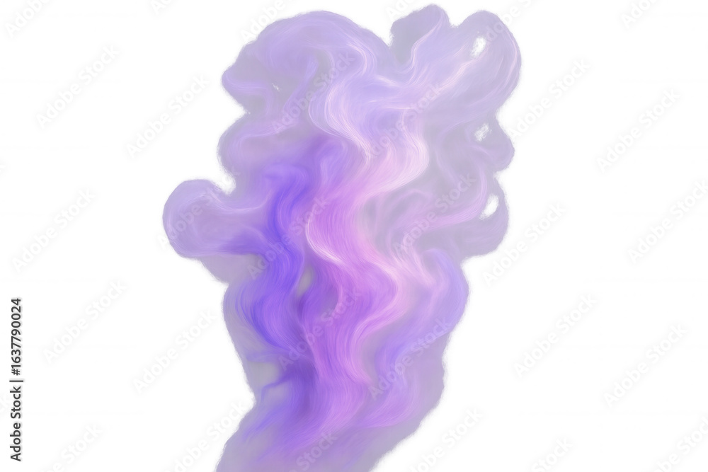 Poster colorful smoke creating abstract shapes with a transparent background, ideal for digital art and gra