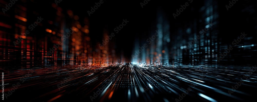 Aufkleber modern digital abstract 3d background. can be used in the description of network abilities, technolo