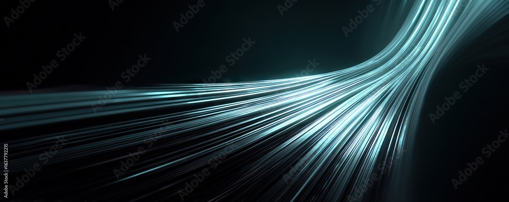 Poster modern digital abstract 3d background. can be used in the description of network abilities, technolo