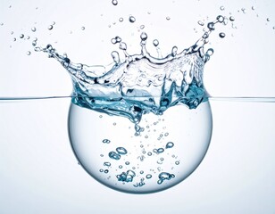 Serene Aqua Drop　穏やかな水の滴