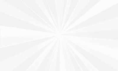 Retro sunburst design with white and gray rays and swirl line illustration. White and gray vintage burst background with swirl line vector pattern