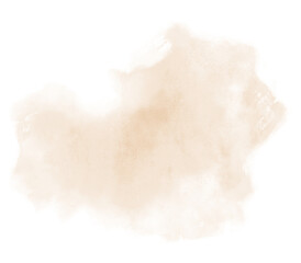 Watercolor stain decoration
