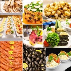 Mediterranean Cuisine Collage