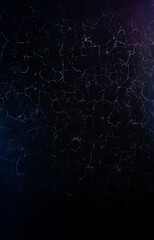 Fototapeta premium Cracked surface on dark shadowy background