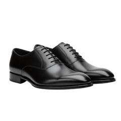 Men's black leather oxford dress shoes