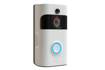 Smart doorbell with camera and motion sensor ? perfect for modern kitchen visuals and culinary branding