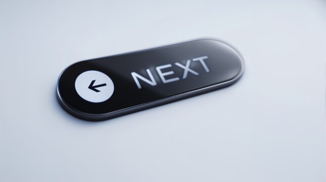 Sleek Next Button Design Modern UI Element for Websites and Apps