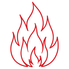 Fire icons for design. concept flame, fire, icon, vector illustration in flat style 