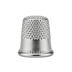 Silver metal thimble for sewing