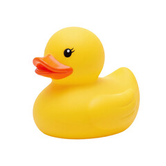Yellow rubber duck bath toy
