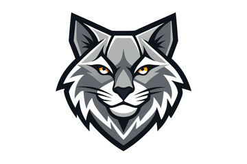 bobcat head vector
