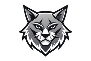 bobcat head vector