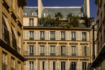 beautiful Haussmannian architecture in Paris , real estate
