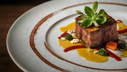 Seared Steak with Vegetables