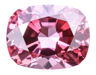 Luxury Pink Diamond Jewel Cut Stone PNG