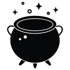 cauldron vector icon