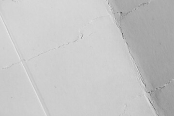 Creased paper texture overlay effect, png wrinkled paper surface