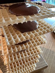 Czekoladowe wafelki  © Maciej G. Szling