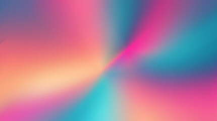 Vibrant Grainy Gradient with Magenta, Coral Orange, Yellow, and Cyan