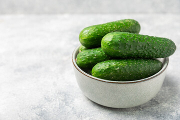 Cucumber on wooden background. Slice of cucumber on background. Fresh organic green cucumbers...