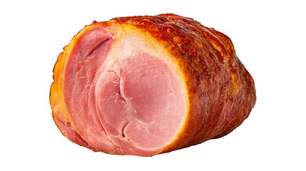 Obraz premium Boneless Smoked Ham Cut.