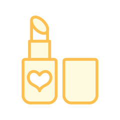 Obraz premium Lipstick duotone line icon , vector, pixel perfect, illustrator file 