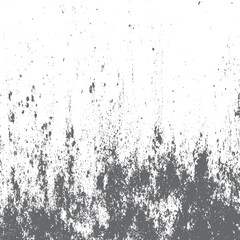 Black and white grunge texture with soft grain and dusty overlay. Abstract dusty grain texture with ink spray overlay for grunge design. 