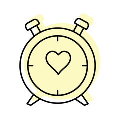 Love Time color shadow thinline icon , vector, pixel perfect, illustrator file 
